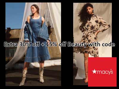 Macy's 15% Off Beauty with Code
