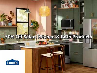 Low's Up To 50% Off Bath & Kitchen Products