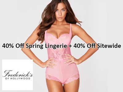 Fredericks of Hollywood Off On Your Order